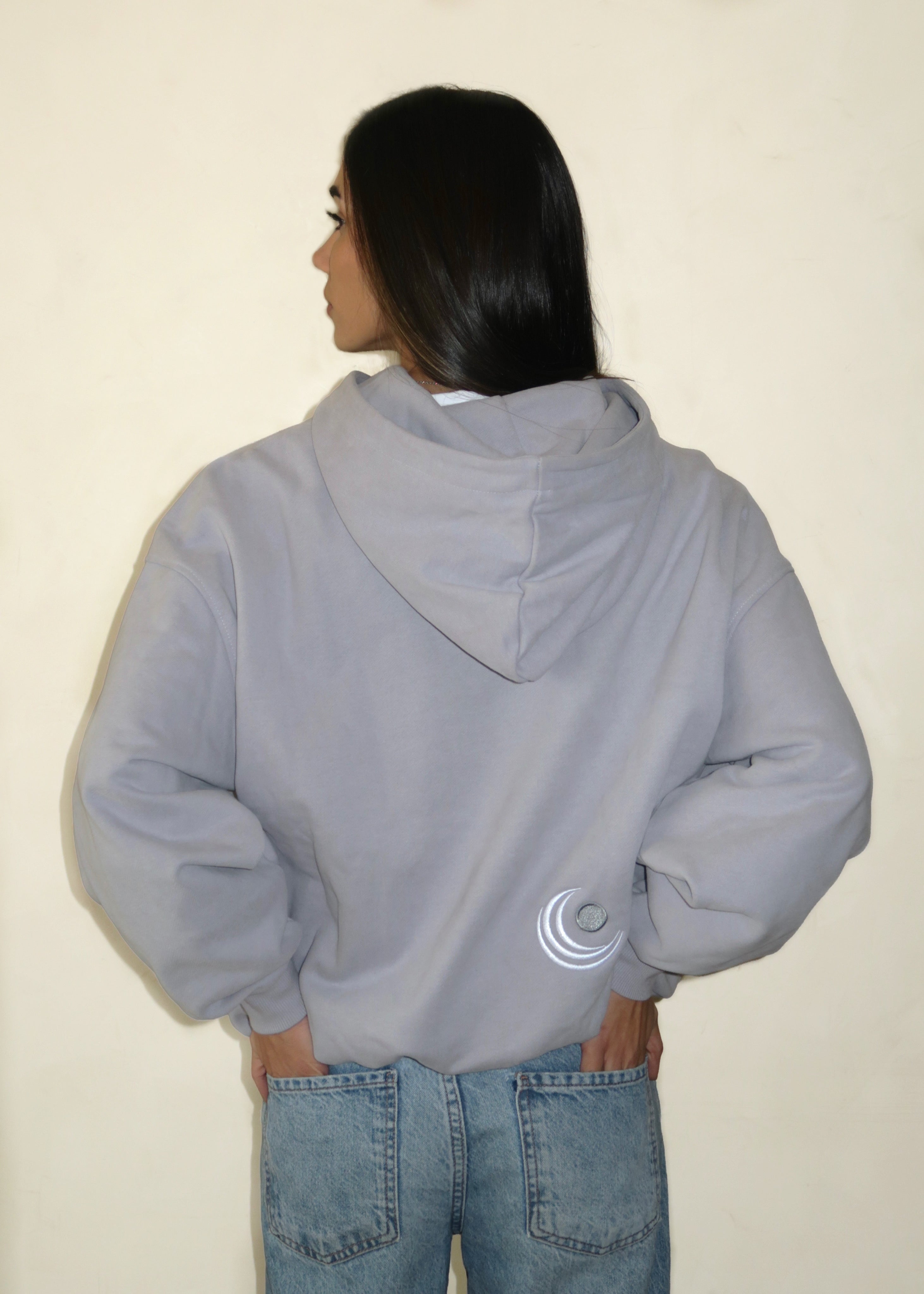 LUNAR GREY HOODIE