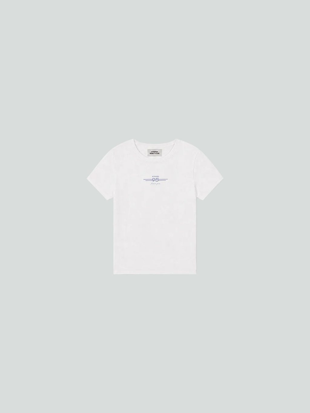 STRIPED GIRL WHITE/BLUE TEE