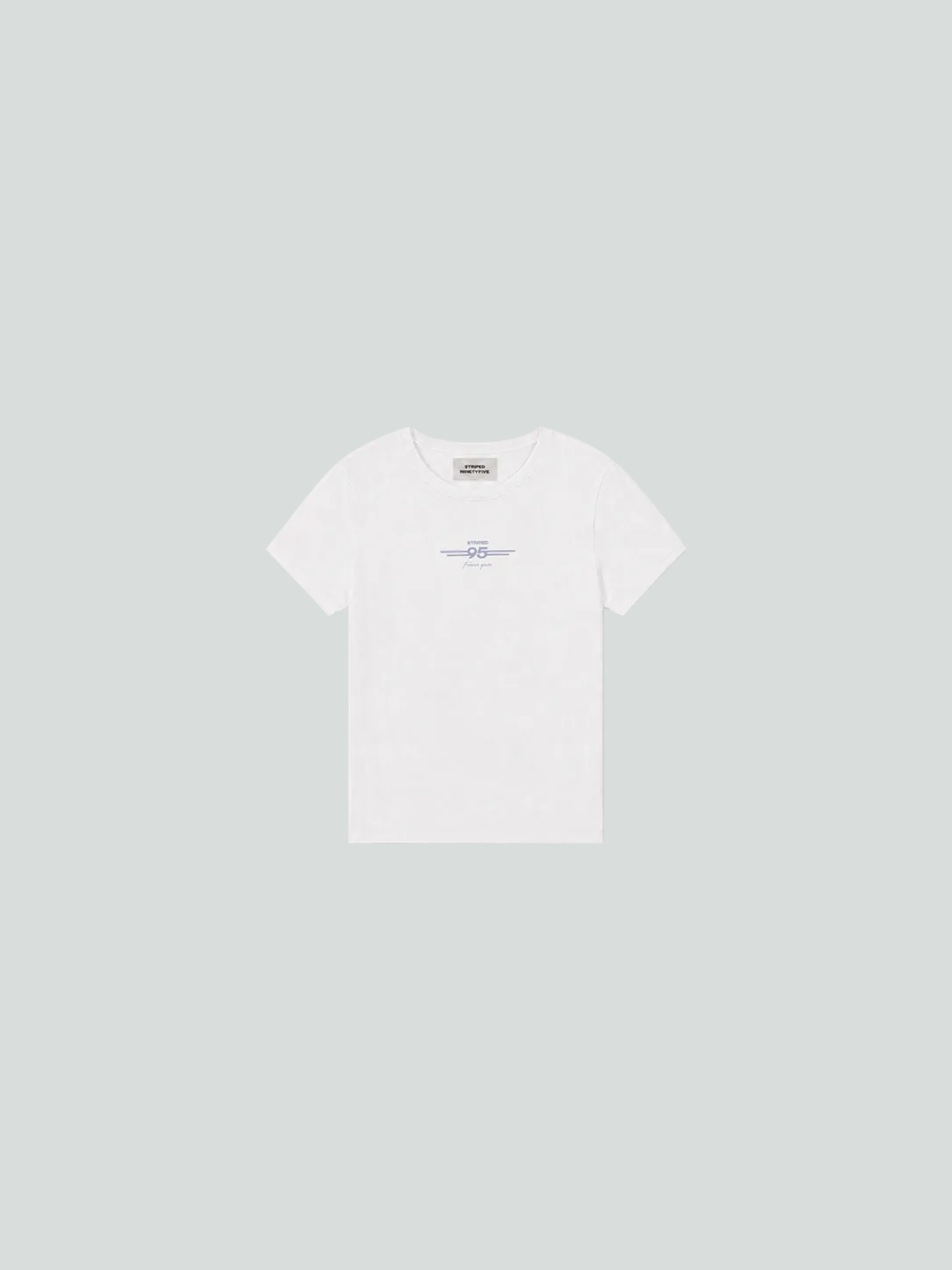 STRIPED GIRL WHITE/BLUE TEE