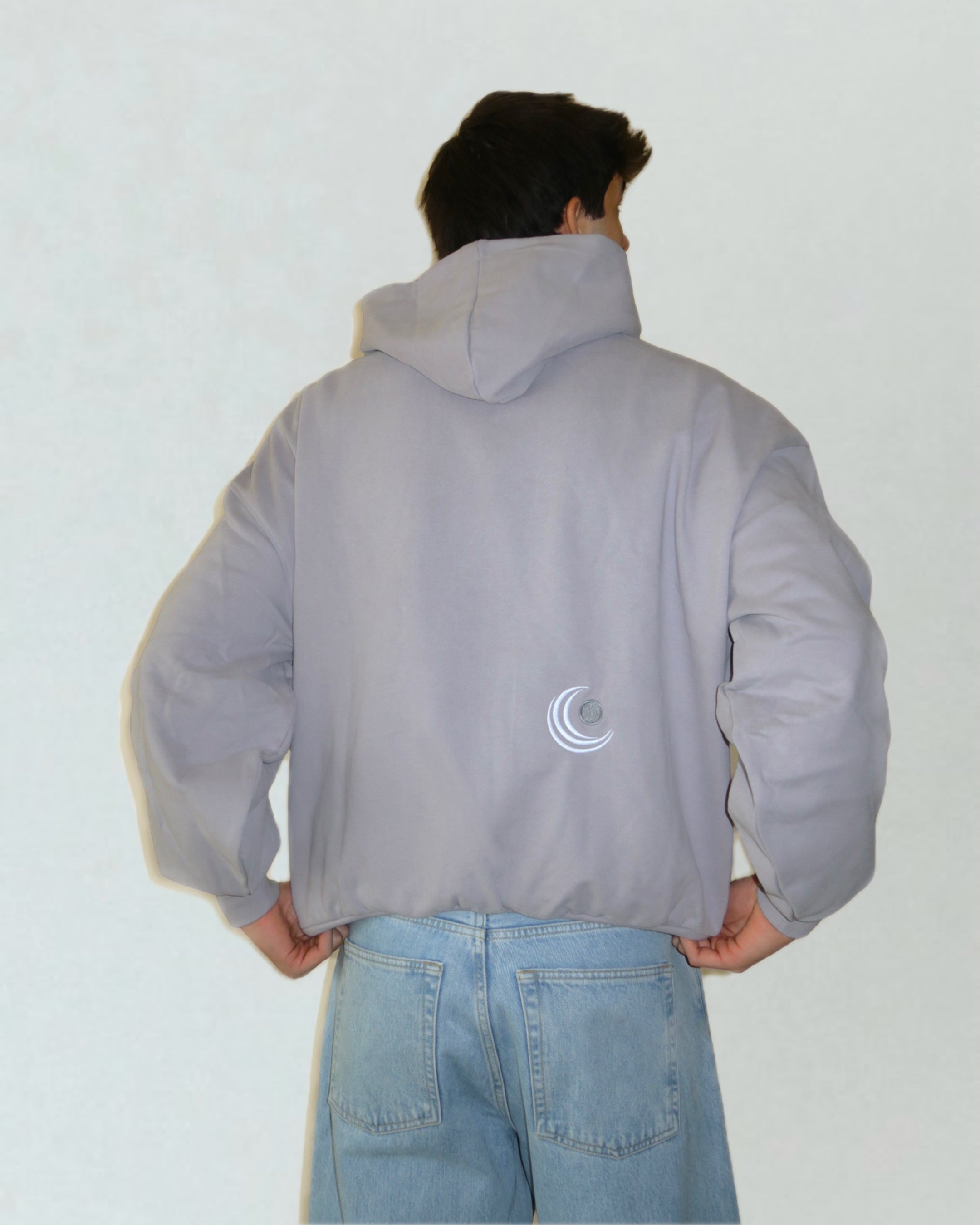 LUNAR GREY HOODIE