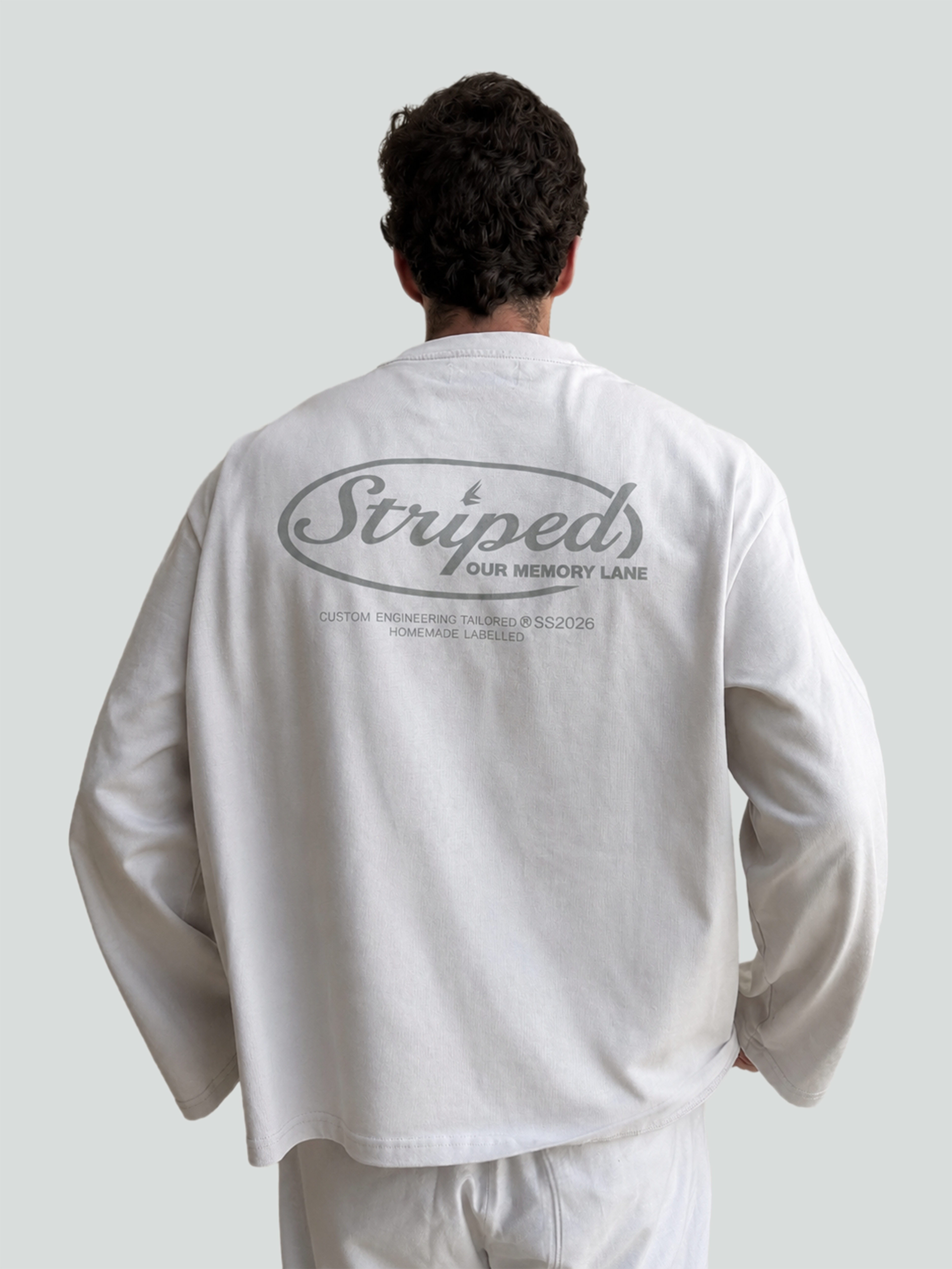 MEMORY LANE GREY LONG SLEEVE