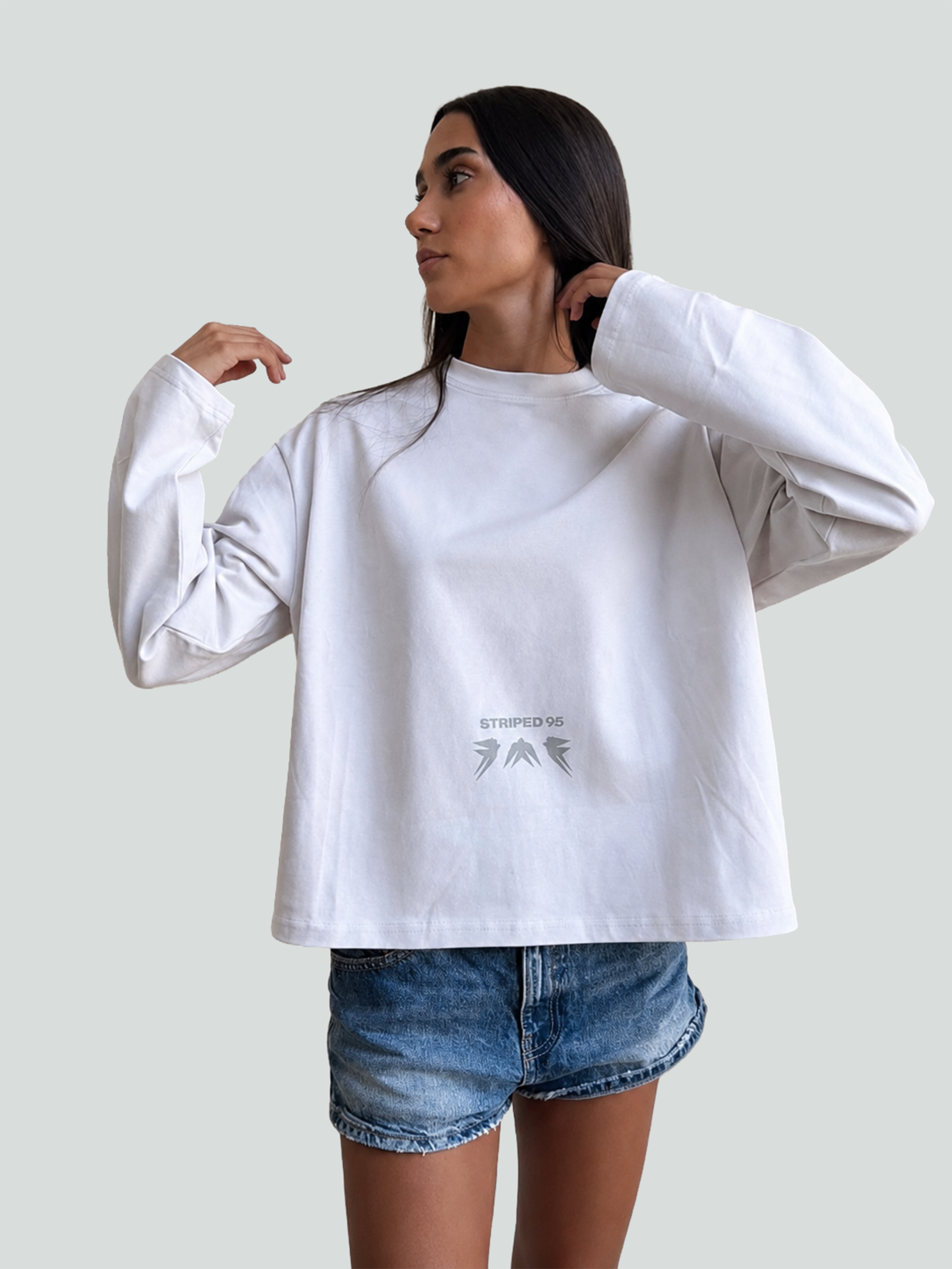 MEMORY LANE GREY LONG SLEEVE